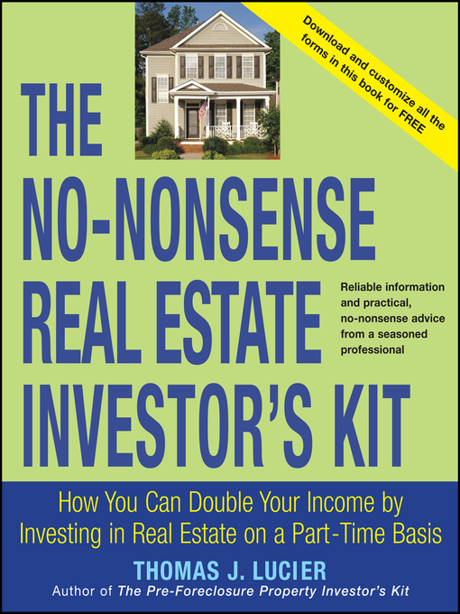 Title details for The No-Nonsense Real Estate Investor's Kit by Thomas Lucier - Available